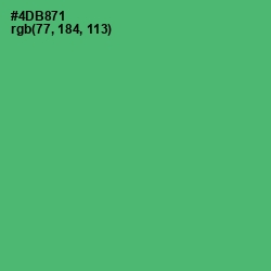 #4DB871 - Ocean Green Color Image