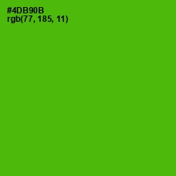 #4DB90B - Christi Color Image