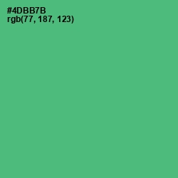 #4DBB7B - Ocean Green Color Image