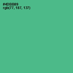 #4DBB89 - Breaker Bay Color Image