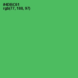 #4DBC61 - Chateau Green Color Image