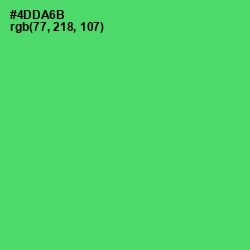 #4DDA6B - Emerald Color Image