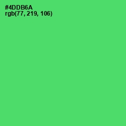 #4DDB6A - Emerald Color Image