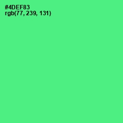 #4DEF83 - De York Color Image