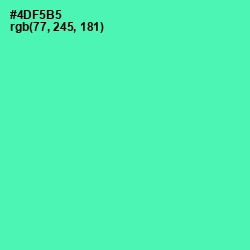 #4DF5B5 - De York Color Image