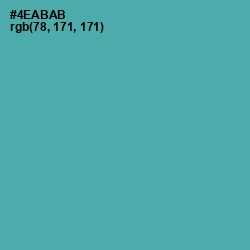 #4EABAB - Tradewind Color Image