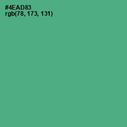 #4EAD83 - Breaker Bay Color Image