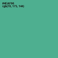 #4EAF90 - Breaker Bay Color Image