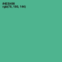 #4EB490 - Breaker Bay Color Image