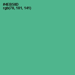 #4EB58D - Breaker Bay Color Image