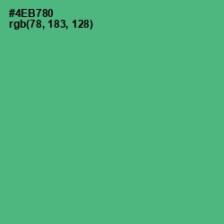 #4EB780 - Breaker Bay Color Image