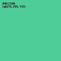 #4ECD99 - De York Color Image