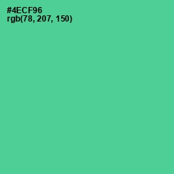 #4ECF96 - De York Color Image