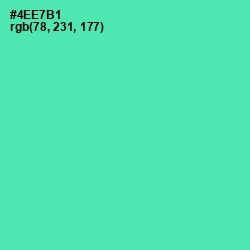 #4EE7B1 - De York Color Image