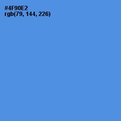 #4F90E2 - Havelock Blue Color Image