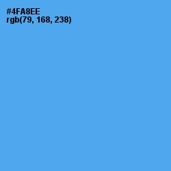 #4FA8EE - Picton Blue Color Image