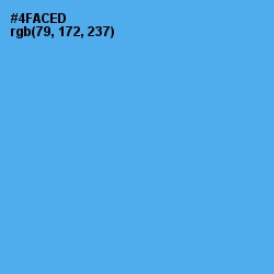 #4FACED - Picton Blue Color Image