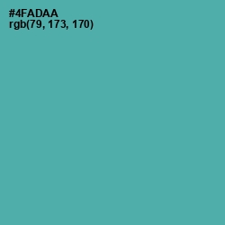 #4FADAA - Tradewind Color Image