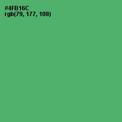 #4FB16C - Ocean Green Color Image