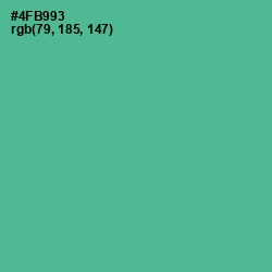 #4FB993 - Breaker Bay Color Image