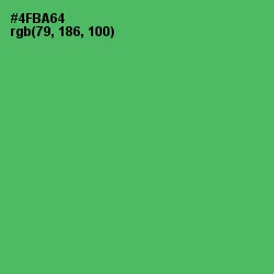 #4FBA64 - Chateau Green Color Image