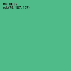 #4FBB89 - Breaker Bay Color Image