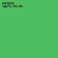 #4FBE60 - Chateau Green Color Image
