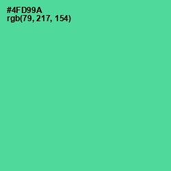 #4FD99A - De York Color Image