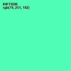 #4FFBB6 - De York Color Image