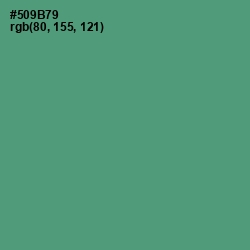 #509B79 - Viridian Color Image