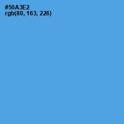 #50A3E2 - Picton Blue Color Image