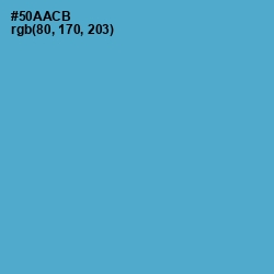 #50AACB - Shakespeare Color Image