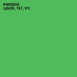 #50BB5B - Chateau Green Color Image