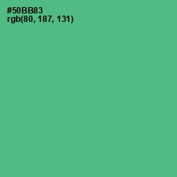 #50BB83 - Breaker Bay Color Image