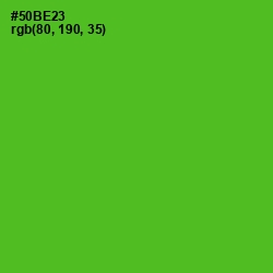 #50BE23 - Apple Color Image