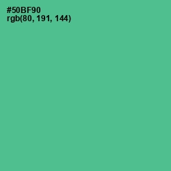 #50BF90 - Breaker Bay Color Image