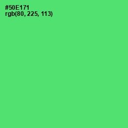 #50E171 - Emerald Color Image