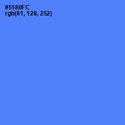 #5180FC - Cornflower Blue Color Image