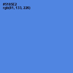 #5185E2 - Havelock Blue Color Image