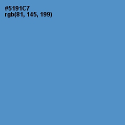 #5191C7 - Havelock Blue Color Image