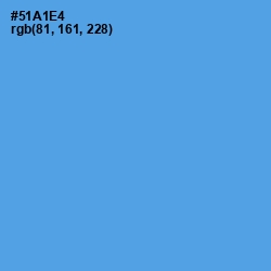 #51A1E4 - Picton Blue Color Image