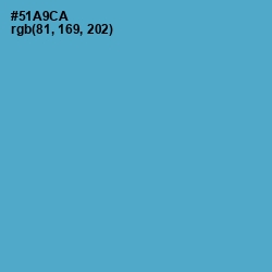 #51A9CA - Shakespeare Color Image