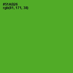 #51AB26 - Apple Color Image