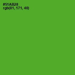 #51AB28 - Apple Color Image