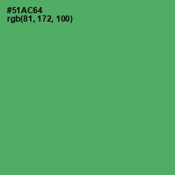 #51AC64 - Chateau Green Color Image