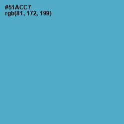 #51ACC7 - Shakespeare Color Image