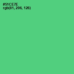 #51CE7E - Emerald Color Image