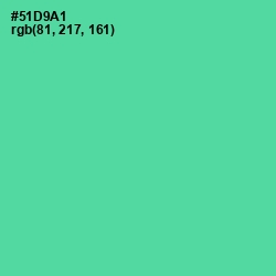 #51D9A1 - De York Color Image