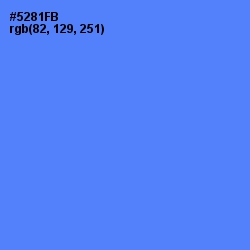 #5281FB - Cornflower Blue Color Image