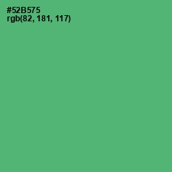 #52B575 - Aqua Forest Color Image